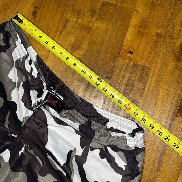 Tapout MMA athletic workout sparring shorts gray white camo 38-40" - Picture 5 of 9